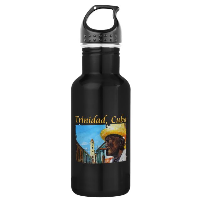 Cuba - Trinidad Cuban Cigar Art 532 Ml Water Bottle (Front)