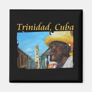 Cuba Trinidad Cuban Cigar Art Magnet