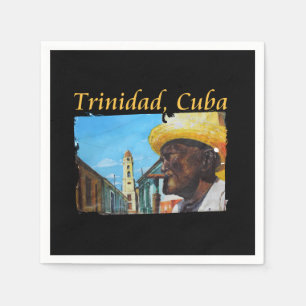 Cuba - Trinidad Cuban Cigar Art Napkin