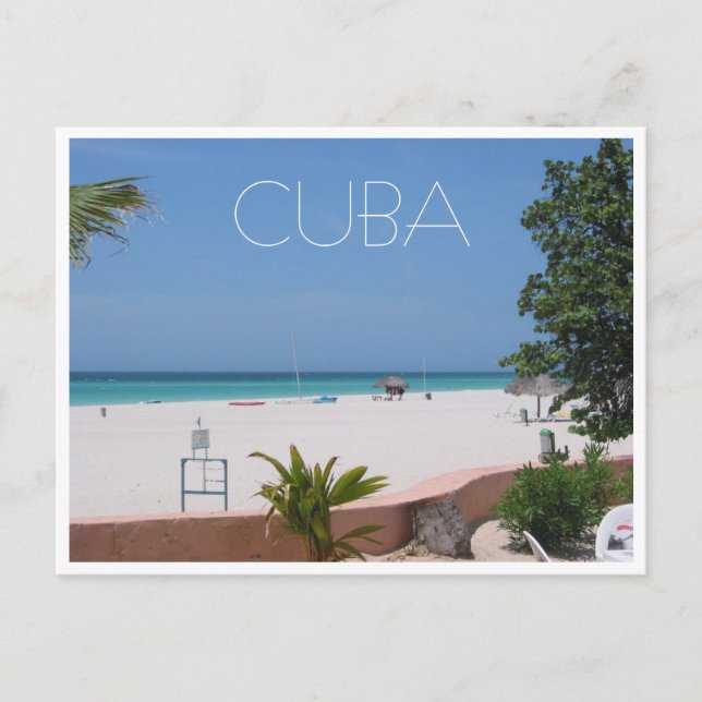 cuba varadero beach postcard (Front)