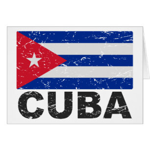 Cuba Vintage Flag