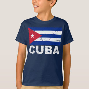 Cuba Vintage Flag T-Shirt
