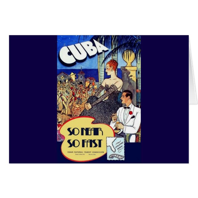Cuba vintage Si Près De So Fast Travel (Devant horizontal)