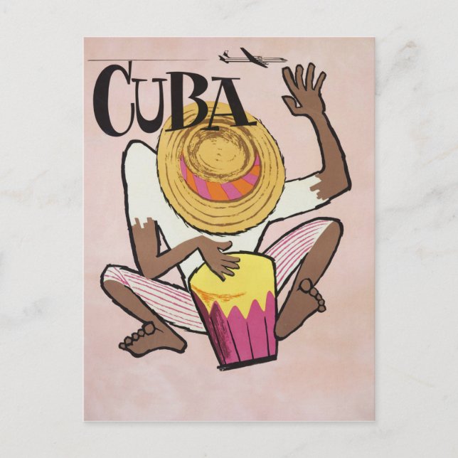 Cuba, vintage travel postcard (Front)