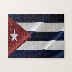 Cuba - Waving Flag - America - Jigsaw Puzzle