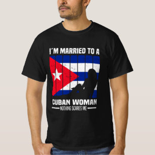 Cuba wife   Cuban Cuban flag gifts T-Shirt