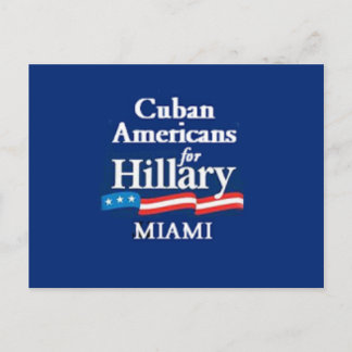 CUBAN AMERS MIAMI Postcard