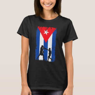 Cuban Boxing   Cuba Flag   T-Shirt