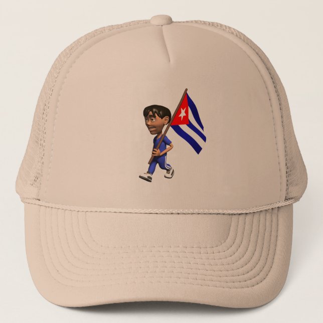 Cuban Boy Trucker Hat (Front)