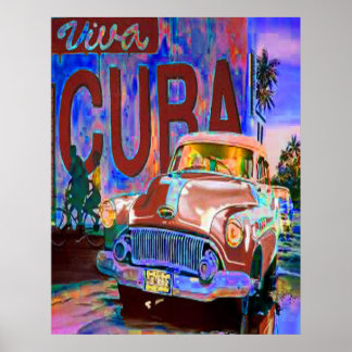 CUBAN BUICK POSTER