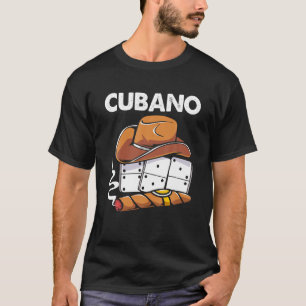 Cuban Canotier Tabacco Domino Cubano For Men T Shi T-Shirt