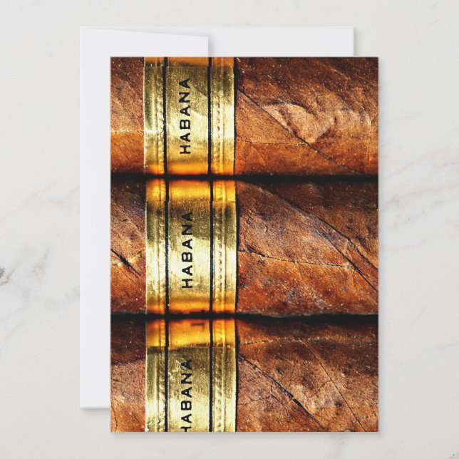 Cuban Cigars Habana Invitation (Front)