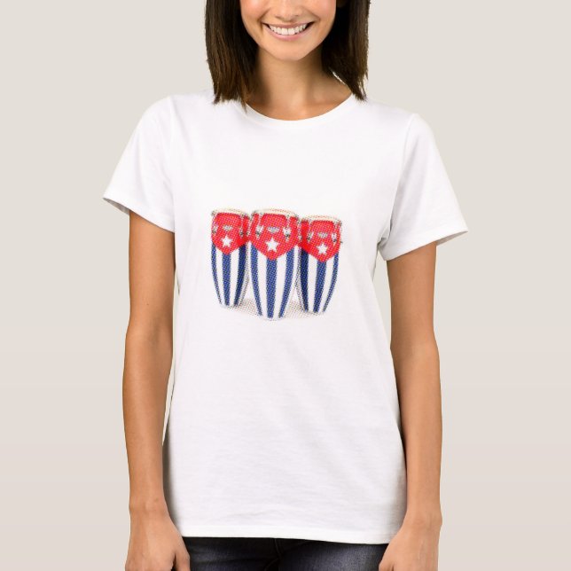Cuban Congas T-Shirt (Front)