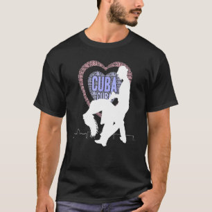 Cuban Dancers and Skyline Hispanic Heritage Month  T-Shirt