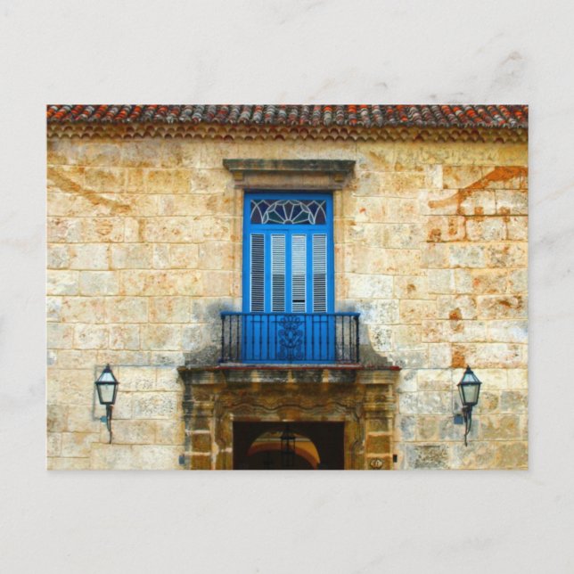 Cuban Door Postcard (Front)