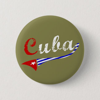 Cuban Flag 2 Inch Round Button
