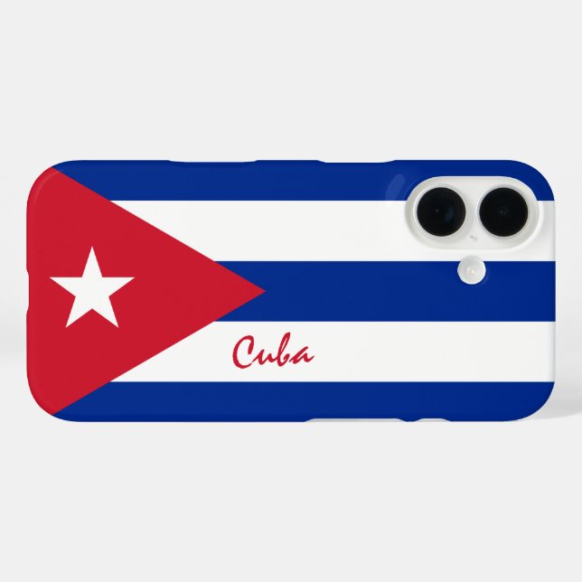 Cuban Flag Case, Cuba fashion / sports Case-Mate iPhone Case (Back (Horizontal))