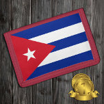 Cuban flag & Cuba fashion patriots /sports Trifold Wallet<br><div class="desc">WALLETS: Cuba & Cuban Flag fashion - love my country,  travel,  national patriots /sports fans</div>