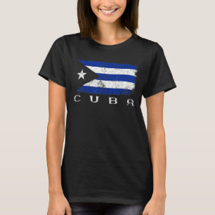 Cuban Flag, Cuba Pride, Cuba Travel, Proud Cuban,  T-Shirt
