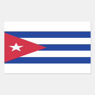 Cuban Flag, Flag of Cuba Sticker