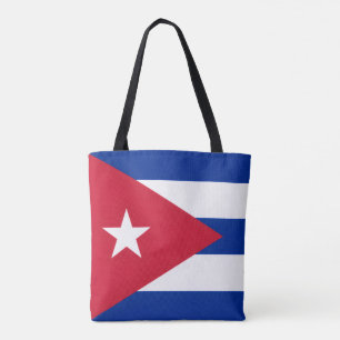Cuban Flag, Flag of Cuba Tote Bag