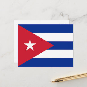 Cuban Flag, Havana, Fidel Castro, Che Guevara Postcard