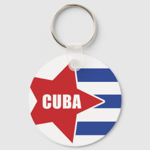cuban flag keychain