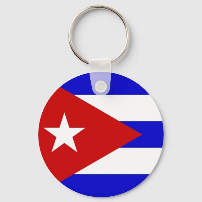 Cuban Flag Keychain (Front)
