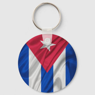 Cuban Flag Keychain