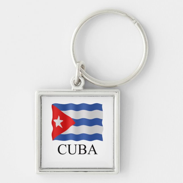 Cuban flag keychain (Front)