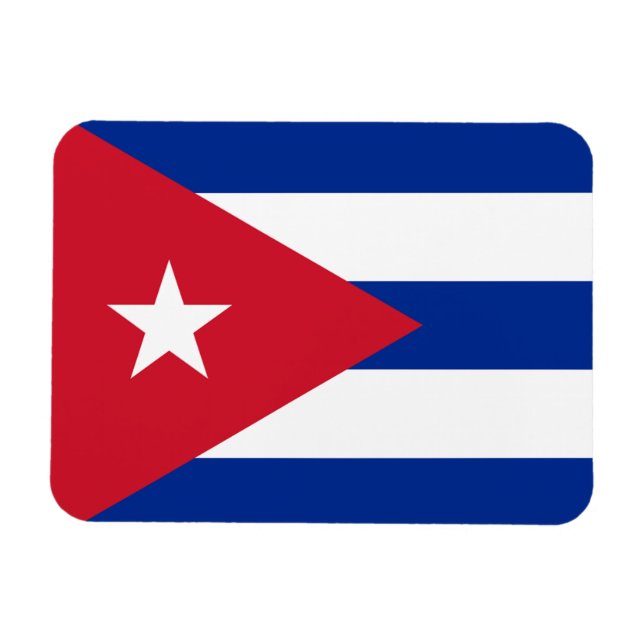 Cuban Flag Magnet (Horizontal)