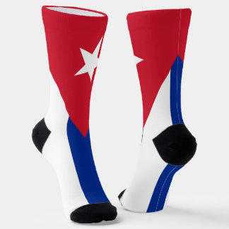 Cuban flag socks