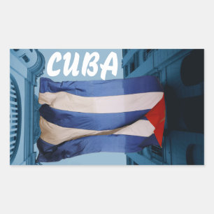 Cuban flag sticker