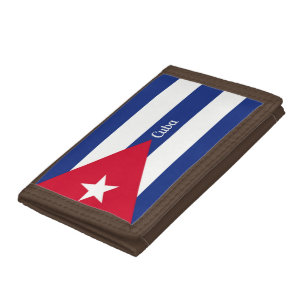 Cuban Flag Trifold Wallet