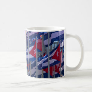 Cuban flags, Havana, Cuba Coffee Mug