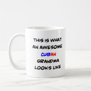 cuban grandma, awesome coffee mug