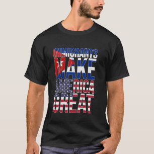 Cuban Immigrants Make America Great Graphic T-Shirt