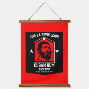 Cuban Libre Rum Drinkers Revolution Hanging Tapestry
