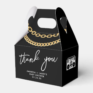 Cuban Link Gold Chain Hip Hop Favour Favor Box