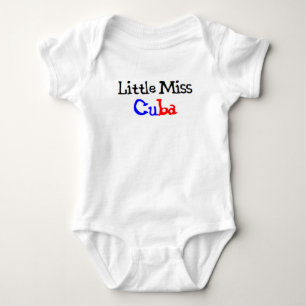 cuban little miss baby bodysuit