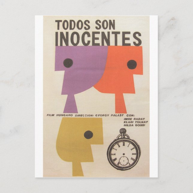 Cuban Movie Poster Cuban Film Poster Post Print Postcard (Front)