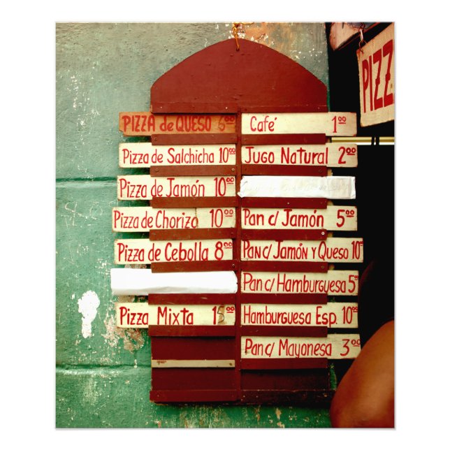 Cuban Pizza Shop | Print (Front)