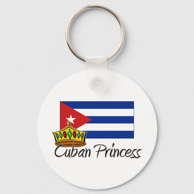 Cuban Princess Keychain (Front)