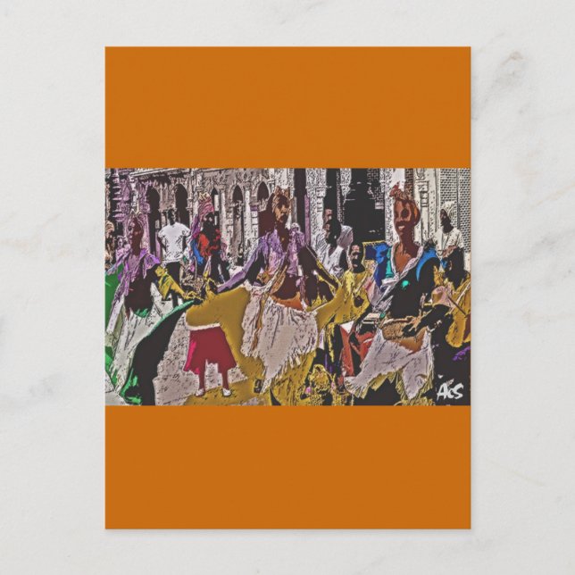 CUBAN RUMBA POSTCARD (Front)