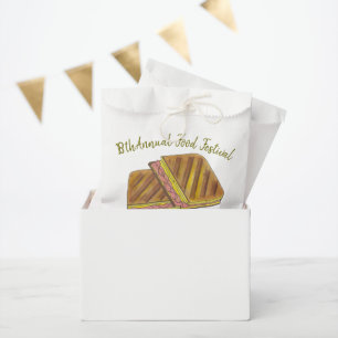 Cuban Sandwich Ham Pork Swiss Cheese Food Festival Favour Bag