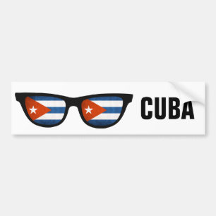 Cuban Shades custom text & colour bumpersticker Bumper Sticker