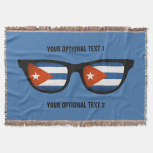 Cuban Shades custom throw blanket