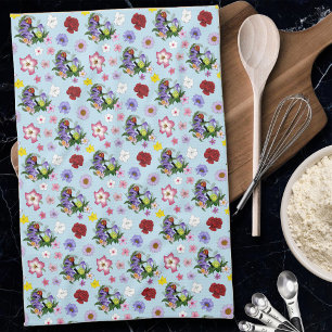 Cuban Snails Purple Mushrooms Kitchen Towel