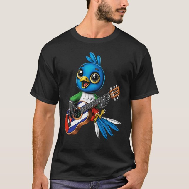 Cuban Trogon Bird T-Shirt (Front)