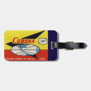 Cubana Art Deco 1930's Luggage Tag